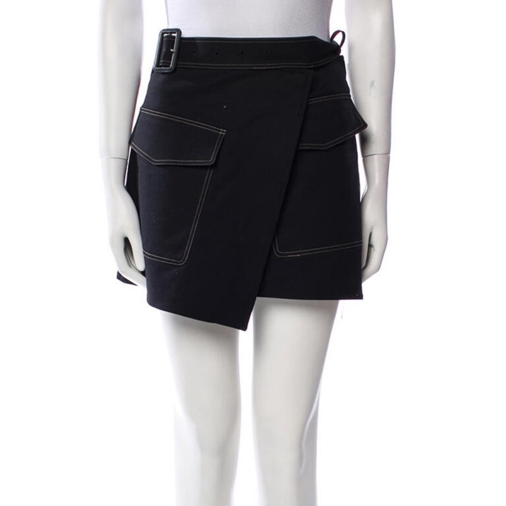 Helmut Lang Trench Wrap Mini Skirt – Size 4 – Utility Cargo Style - Picture 6 of 8